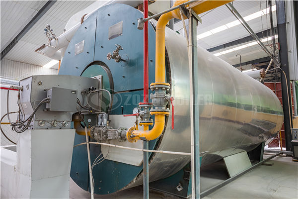 一臺1噸30mg低氮燃氣蒸汽鍋爐